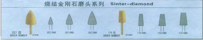 燒結金剛石磨頭系列