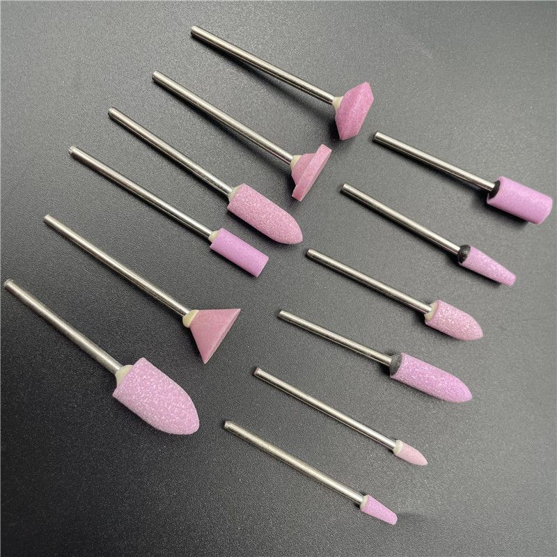 牙科技工車(chē)石砂石磨頭齒科材料子彈頭白色綠色砂輪磨頭